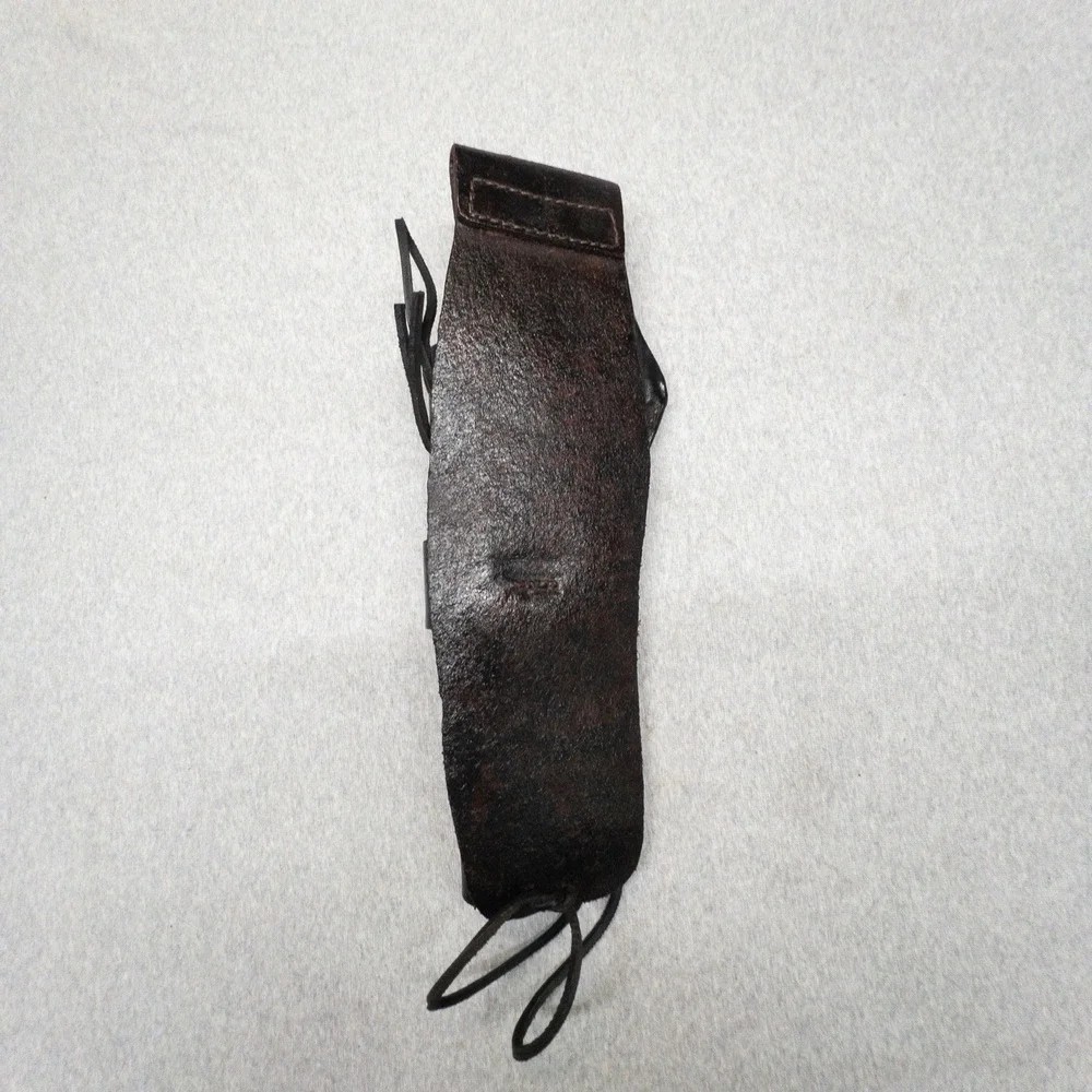 Unbranded Western‎ Drop Hand Tooled Leather Holster Floral Cowboy Saddle Strap